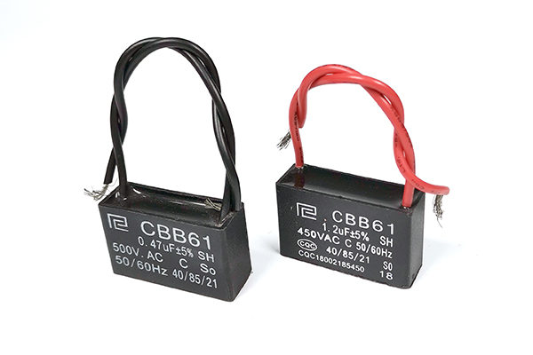 CBB61 Metalize Polipropilen Film Kapasitör – Tek Fazlı Motor Çalıştırma, Çalıştırma ve Hız Kontrolü İçin